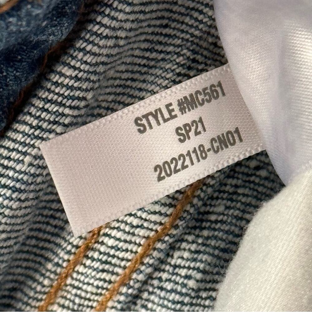 Madewell Classic Straight Jeans in Cristoforo Wash: Selvedge Edition Women’s 24 - Picture 11 of 12